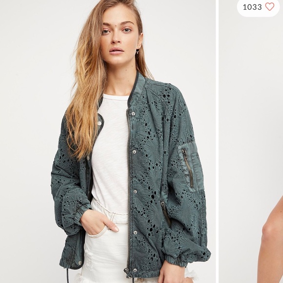 Nwt Free People Daisy Jane Bomber In 